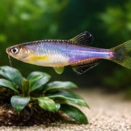 Pearl Danio — close view showing fin and scale detail — representative image - view 4