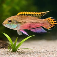 Pelvicachromis taen. kluegei 4 — close view showing fin and scale detail — representative image - view 4
