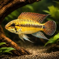Pertensis Dwarf Cichlid yellow — representative image - view 1