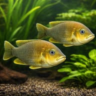 Petrochromis famula 4,5 - 5 — pair in a planted aquarium — representative image - view 2
