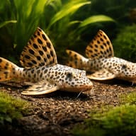 L075 Para Pleco (Peckoltia sabaji) pair in a planted aquarium — representative image - view 2