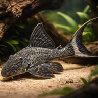 L090 Pleco (Panaque bathyphilus) — Representative illustration for L090 Papa Panaque listing - view 1