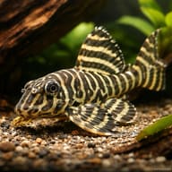L333 Hypancistrus sp. cb porto de mos in a planted aquarium - view 1