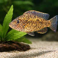 Polystigma Cichlid — Polystigma — close view showing fin and scale detail — representative image - view 4