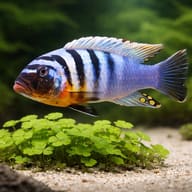 Pseudotropheus feinzilbergi red dorsal 4 — close view showing fin and scale detail — representative image - view 4