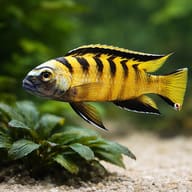 Pseudotropheus fuscus 4 — close view showing fin and scale detail — representative image - view 4