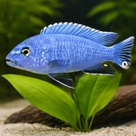 Pseudotropheus 'Newsi' — close view showing fin and scale detail — representative image - view 4