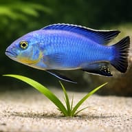 Pseudotropheus wiliamsi 4 — close view showing fin and scale detail — representative image - view 4