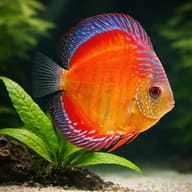 Red Alenquer Discus (Symphysodon spp.) - scale view — representative image - view 4