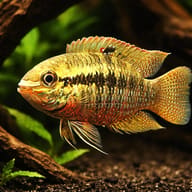 Red Breasted Cichlid, Green — representative image - view 1