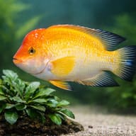 Red Devil Midas Cichlid (Amphilophus citrinellus) - scale view — representative image - view 4
