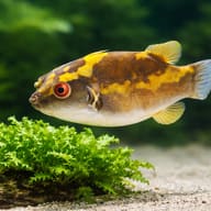 Red-Eye Puffer — close view showing fin and scale detail — representative image - view 4