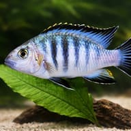 Red Fin Cichlid XL colour and fin detail - view 4
