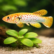 Red-Spotted Spot-Finned Killie (Rachovia pyropunctata) — close view showing fin and scale detail — representative image - view 4
