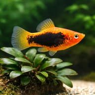 Red Tuxedo Platy colour and fin detail — representative image - view 4