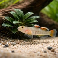 Rhinogobius red white edge 3 — close view showing fin and scale detail — representative image - view 4