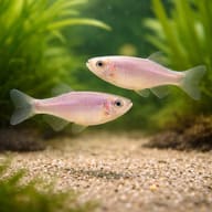 Rosy Danio Shoal Danio roseus — Rosy Danio group in a planted community aquarium — representative image - view 2