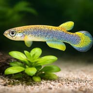 Santos Rivulus (Rivulus santensis) — close view showing fin and scale detail — representative image - view 4