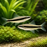 Siamese Algae Eater (Crossocheilus cf. langei) - group view — representative image - view 2
