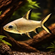 Silver Shark / Bala Shark, Balantiocheilos melanopterus, active planted-aquarium view — representative image - view 1