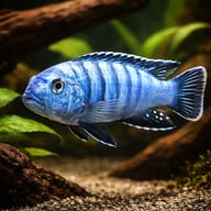 Slender Pseudotropheus Cobalt — representative image - view 1