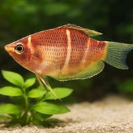 Chocolate gourami close view showing fin and scale detail — representative image - view 4