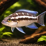 Striped Lamprologus Katoto (Neolamprologus buescheri) - hero view — representative image - view 1