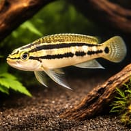Striped Telmat, Two Banded (Telmatochromis bifrenatus) — representative image - view 1