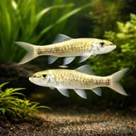 Suckerhead Garra pair in oxygen-rich river aquarium (Garra gotyla) — representative image - view 2