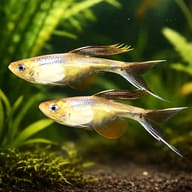 Swordtail Characin — pair in a planted aquarium — representative image - view 2