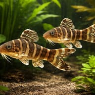 Synodontis ornatipinnis 4 — pair in a planted aquarium — representative image - view 2