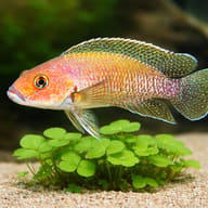 Telmatochromis dhondti orange 4 — close view showing fin and scale detail — representative image - view 4