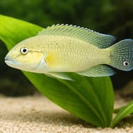 Temporalis Cichlid (Telmatochromis temporalis) - scale and fin detail — representative image - view 4