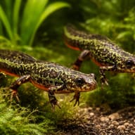 The marbled newt — pair in a planted aquarium — representative image - view 2