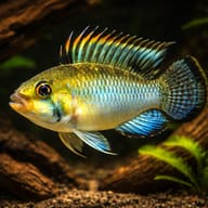 Thick Lips Dwarf cichlid — representative image - view 1
