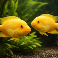 Thick-Lipped Red Devil Cichlid (Amphilophus labiatus) - pair view — representative image - view 2
