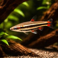 Three-Lined Pencilfish swimming near floating cover — representative image - view 1