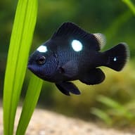 Threespot dascyllus - Marine Aquarium Livestock (Dascyllus trimaculatus) — Threespot Dascyllus - view 4