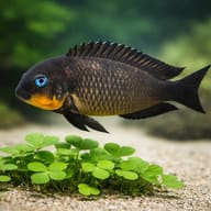 Tropheus brichardi mpimbwe 4 — close view showing fin and scale detail — representative image - view 4