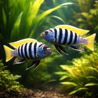 Scene with two Jalo Reef Afra representatives; not proof of a pair, sex ratio or compatibility - view 2