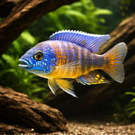 Fort Maguire Peacock Cichlid (Aulonocara hansbaenschi) - hero view — representative image - view 1