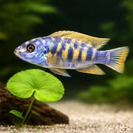 Scrapermouth Mbuna Marmalade (Labeotropheus trewavasae) reference view - view 5