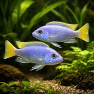 Two representative Yellow-Tail Acei Luwala illustrations; one fish supplied per quantity — representative image - view 2