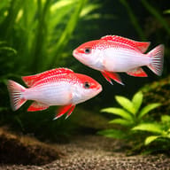 Illustrative Red Top Ndumbi cichlids in an aquarium scene — representative image - view 2