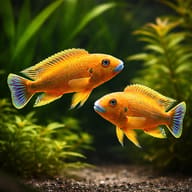 Illustrative two-fish mbuna scene; each selected quantity is one unsexed William's Mbuna — representative image - view 2