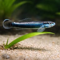 Blue Neon Goby Stiphodon sp. undio blue view K705 - view 5
