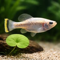 Red-Tailed Goodeid (Xenotoca eiseni) body shape and splitfin tail detail — representative image - view 5