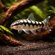 Dwarf Chain Loach (Ambastaia sidthimunki) in a planted community aquarium — representative image - view 1