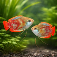Dwarf Gourami - Tropical Fish UK (Trichogaster lalius) — Add a colourful dwarf gourami to your community tank - view 2