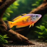 Parkinson's Rainbowfish (Melanotaenia parkinsoni) in a planted aquarium - hero view — representative image - view 1